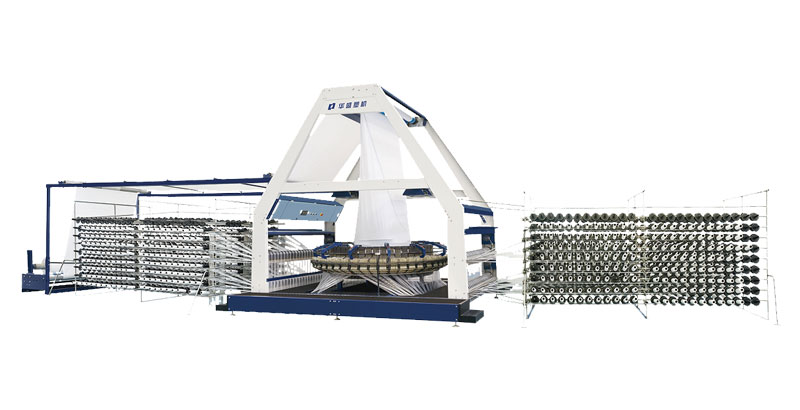 十梭塑料圓筒編織機(jī)